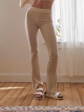 Out From Under Nikki Ribbed Pull-On Flare Pant